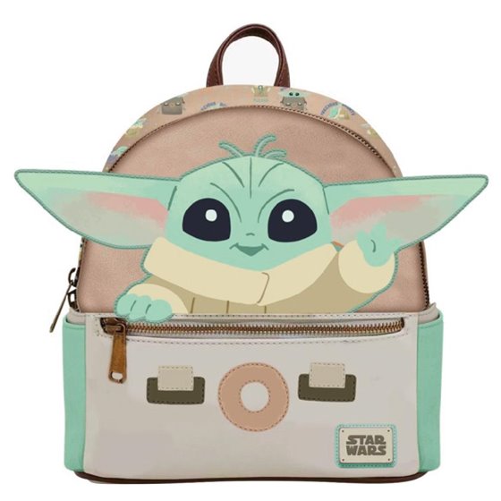 Mochila Casual Moda Polipiel The Mandalorian Grogu Cerdá 22.0 x 24.0 x 11.5 cm.