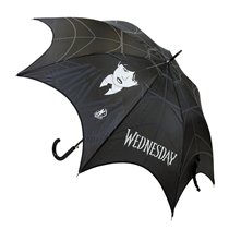 Paraguas Automático Adulto Wednesday Cerdá T58C:58 cm.