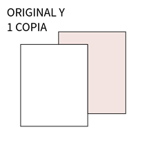 Talonario LOAN Multiusos 4º Natural Duplicado  T-103 50 Hojas de Original y 1 Copia Rosa