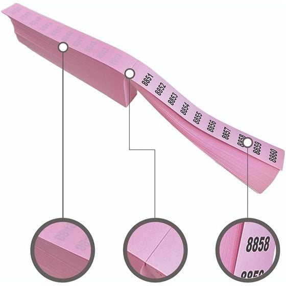 Tiras Rifa LOAN Números 1 al 3.000
