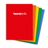 Bloc TAUROPLASTIC Folio 80H 90 g. Tapa Plástico Modelo Cuadros 3 mm.