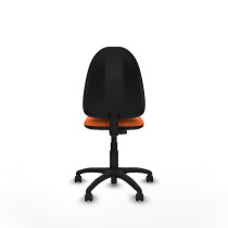 Aýna CP bali naranja sin brazos base poliamida ruedas engomadas 50mm