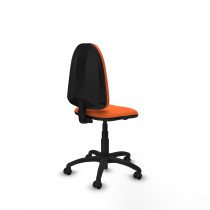 Aýna CP bali naranja sin brazos base poliamida ruedas engomadas 50mm