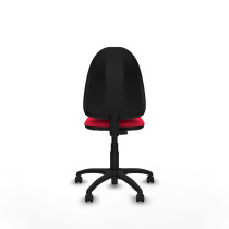 Aýna CP bali rojo sin brazos base poliamida ruedas engomadas 50mm