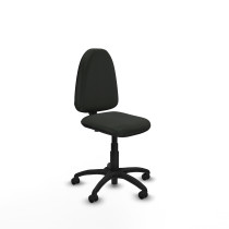 Aýna CP bali negro sin brazos base poliamida ruedas engomadas 50mm