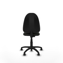 Aýna CP bali negro sin brazos base poliamida ruedas engomadas 50mm