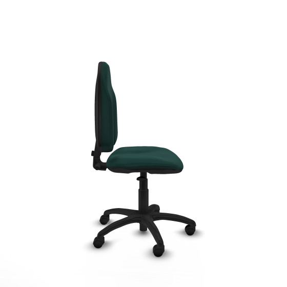 Algarra CP similpiel verde botella  base poliamida ruedas nailon 50mm