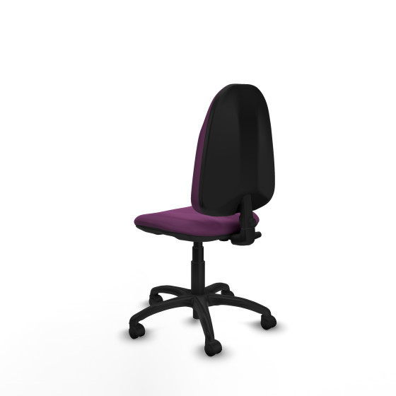 Algarra CP similpiel morado  base poliamida ruedas nailon 50mm