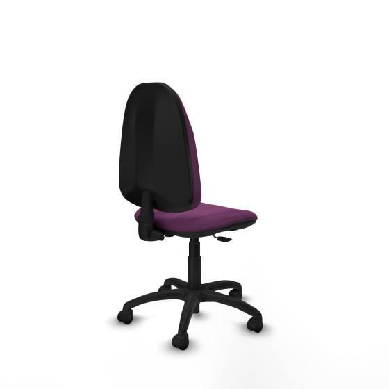 Algarra CP similpiel morado  base poliamida ruedas nailon 50mm