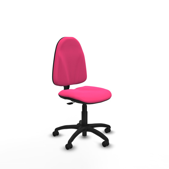Algarra CP similpiel rosa  base poliamida ruedas engomadas 50mm