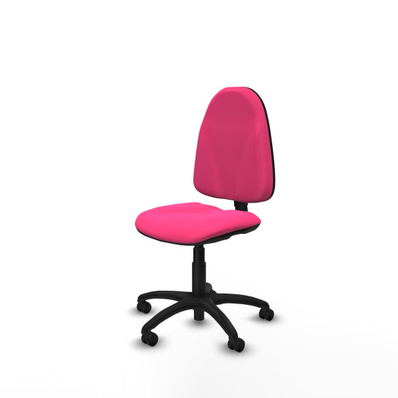 Algarra CP similpiel rosa  base poliamida ruedas engomadas 50mm