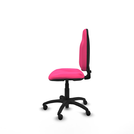 Algarra CP similpiel rosa  base poliamida ruedas engomadas 50mm