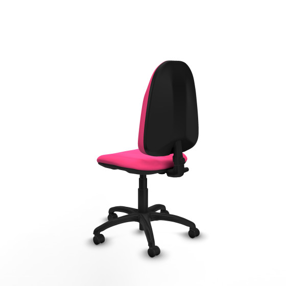 Algarra CP similpiel rosa  base poliamida ruedas engomadas 50mm