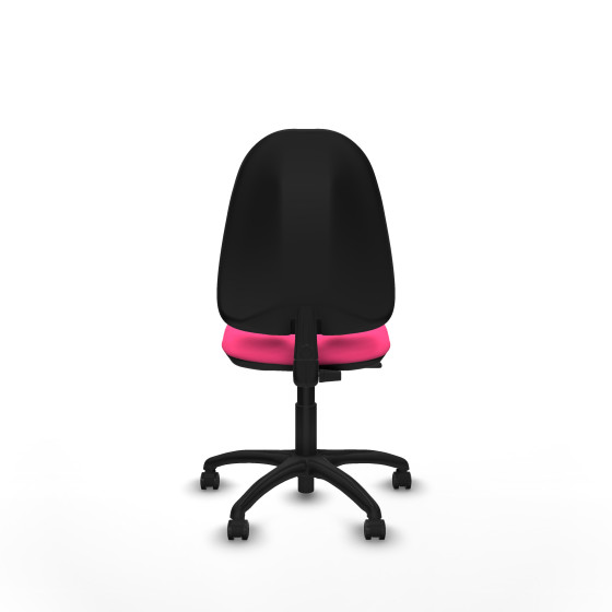 Algarra CP similpiel rosa  base poliamida ruedas engomadas 50mm