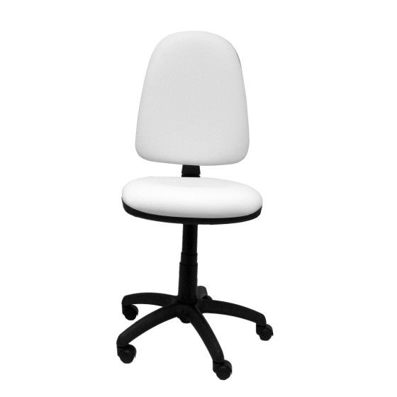 Silla Aýna similpiel blanco