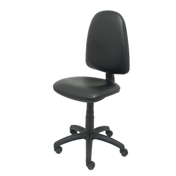 Silla Aýna similpiel negro