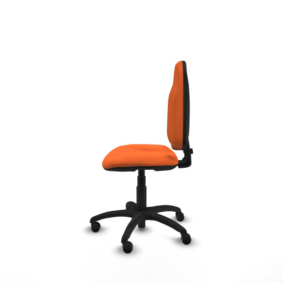 Algarra CP bali naranja  base poliamida ruedas engomadas 50mm