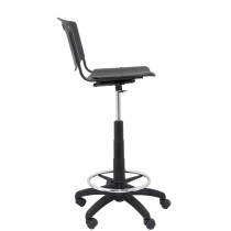Taburete Robledo PVC negro