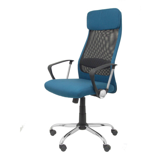 Silla Esteras tela turquesa