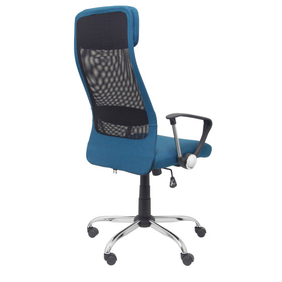 Silla Esteras tela turquesa