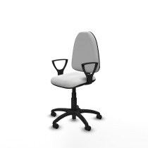 Aýna CP bali blanco brazos fijos base poliamida ruedas engomadas 50mm