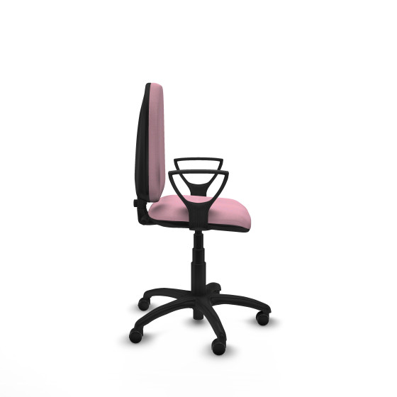 Aýna CP bali rosa brazos fijos base poliamida ruedas engomadas 50mm