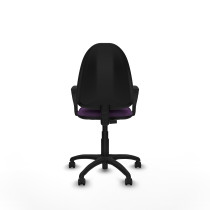 Aýna CP bali morado brazos fijos base poliamida ruedas engomadas 50mm