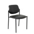 Silla fija Styl similpiel negro chasis negro