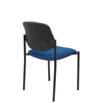 Silla fija Styl bali azul marino chasis negro