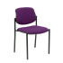 Silla fija Styl bali morado chasis negro