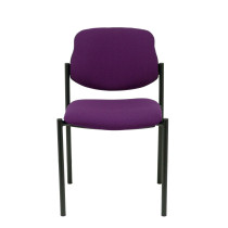 Silla fija Styl bali morado chasis negro
