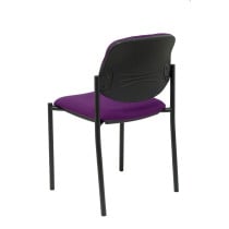 Silla fija Styl bali morado chasis negro