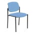 Silla fija Styl bali azul cielo chasis negro