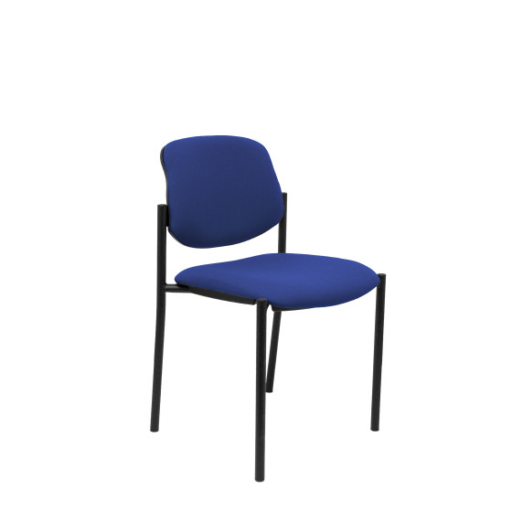 Silla fija Styl bali azul chasis negro