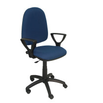 Silla Aýna bali azul marino brazos