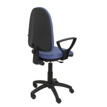 Silla Aýna bali azul claro con brazos
