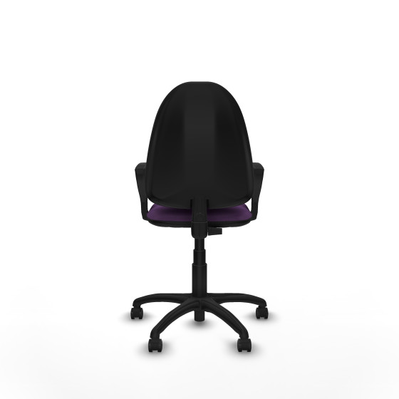 Aýna CP bali morado brazos fijos base poliamida ruedas autofrenantes 50mm