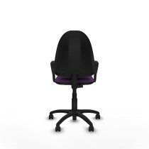Aýna CP bali morado brazos fijos base poliamida ruedas autofrenantes 50mm