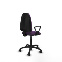 Aýna CP bali morado brazos fijos base poliamida ruedas autofrenantes 50mm