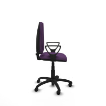 Aýna CP bali morado brazos fijos base poliamida ruedas autofrenantes 50mm