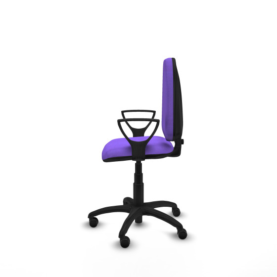 Aýna CP bali lila brazos fijos base poliamida ruedas autofrenantes 50mm