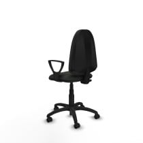Aýna CP bali negro brazos fijos base poliamida ruedas autofrenantes 50mm