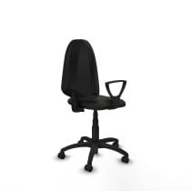Aýna CP bali negro brazos fijos base poliamida ruedas autofrenantes 50mm