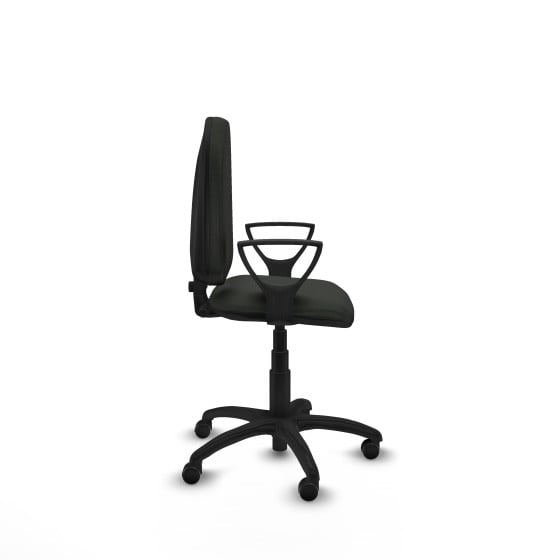 Aýna CP bali negro brazos fijos base poliamida ruedas autofrenantes 50mm