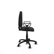 Aýna CP bali negro brazos fijos base poliamida ruedas autofrenantes 50mm