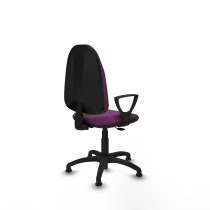 Algarra CP similpiel morado brazos fijos base poliamida topes