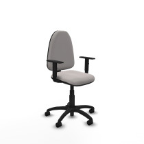 Aýna CP similpiel blanco brazos 1D base poliamida ruedas nailon 50mm