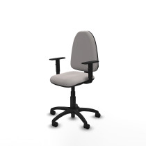 Aýna CP similpiel blanco brazos 1D base poliamida ruedas nailon 50mm