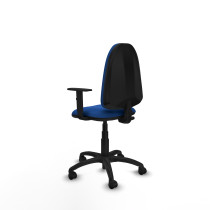 Aýna CP similpiel azul brazos 1D base poliamida ruedas nailon 50mm