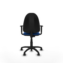 Aýna CP similpiel azul brazos 1D base poliamida ruedas nailon 50mm